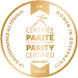 Parity Certified Gold award: Women in governance