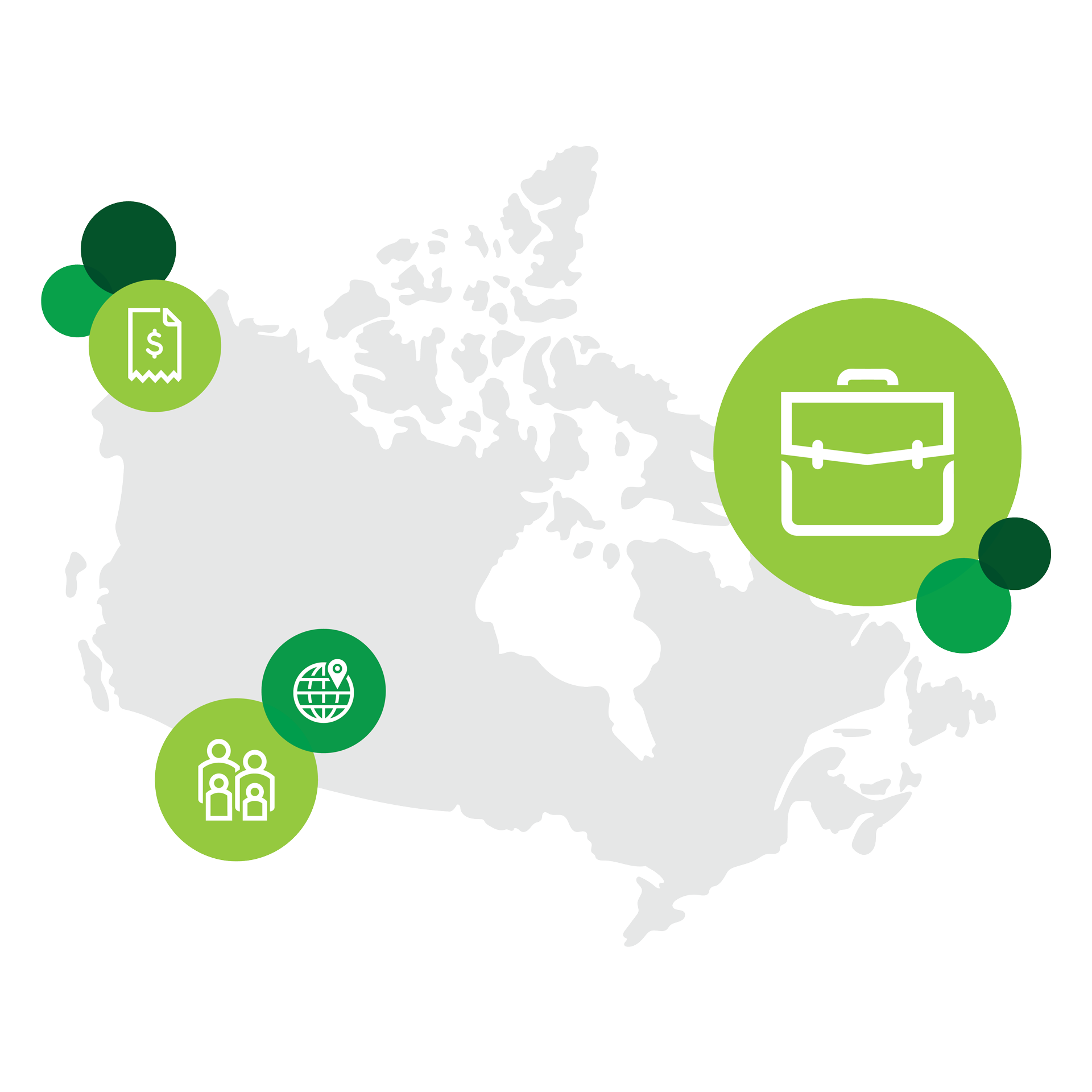 Gig report map: Did you know 22% Nearly one-quarter of Canadians are doing gig work.